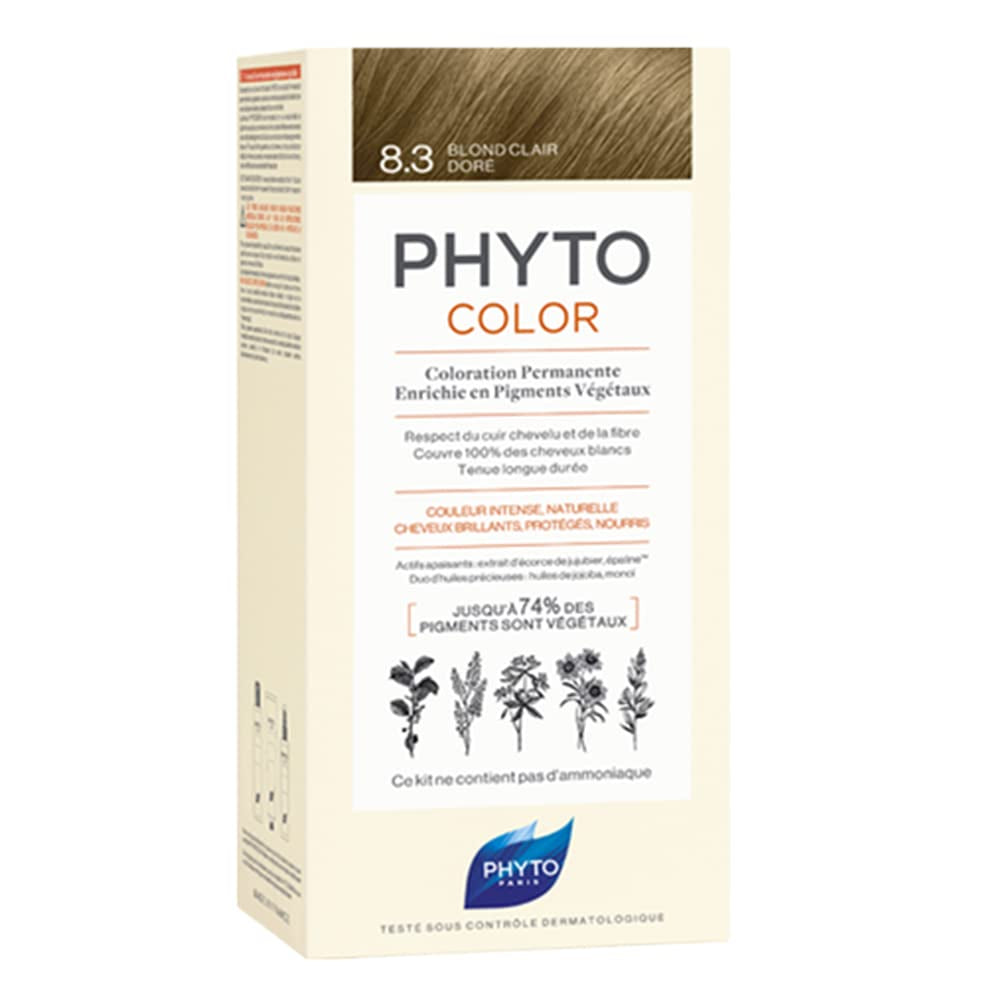 Permanent hårfarve, 5,3 lys gylden brun hårfarve Naty Shop 8,3 lys gylden blond