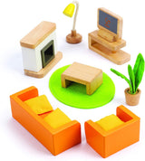 Hape E3459 - Børneværelse, små dukkehuse Naty Shop Stue