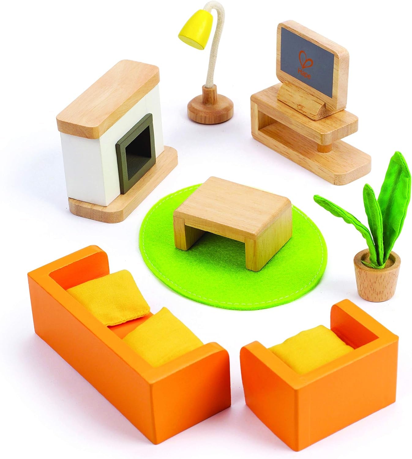 Hape E3459 - Børneværelse, små dukkehuse Naty Shop Stue