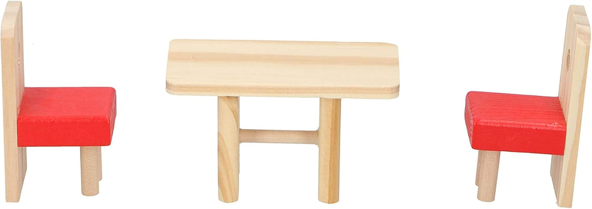 Marionette Trælegetøj - Trædukkehus med møbler og dukker - 11 stykker Dukkehuse Naty Shop