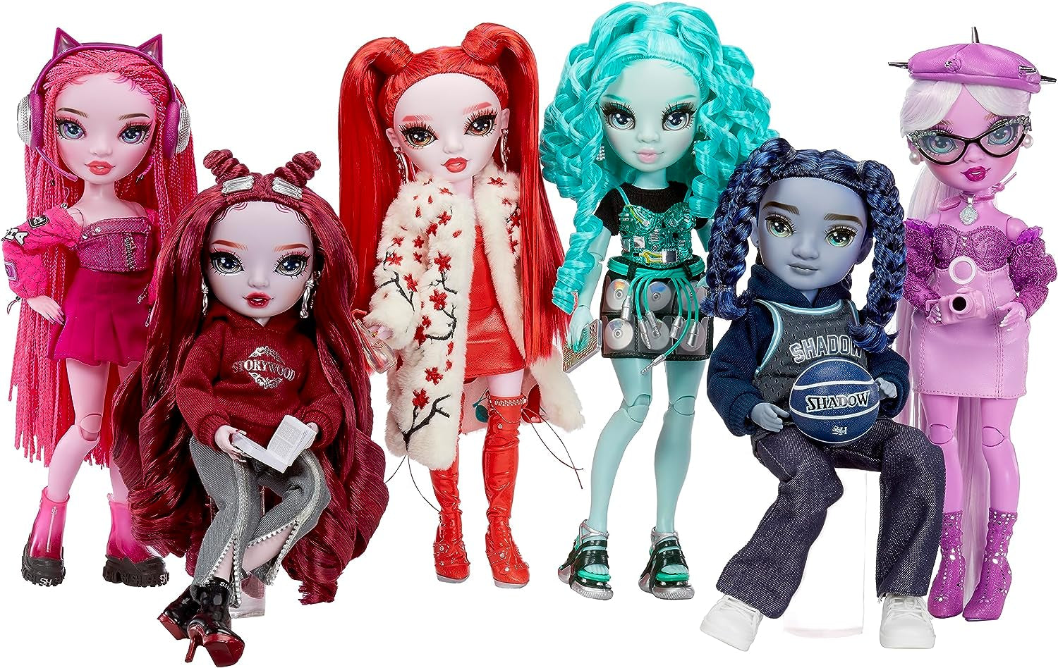 Rainbow High Shadow High Series 3 - Berrie Skies - Grøn modedukke - Moderigtigt outfit og over 10 farverige legetilbehør - Ideel til 4-12-årige og samlere