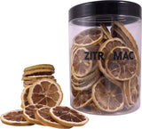 45 g tørrede citronskiver, tørrede frugtskiver til cocktails, tørrede citroner til julepynt, gløgg, te, bagning|100 % naturlige tørrede citroner Dehydrerede produkter Naty Shop 90G