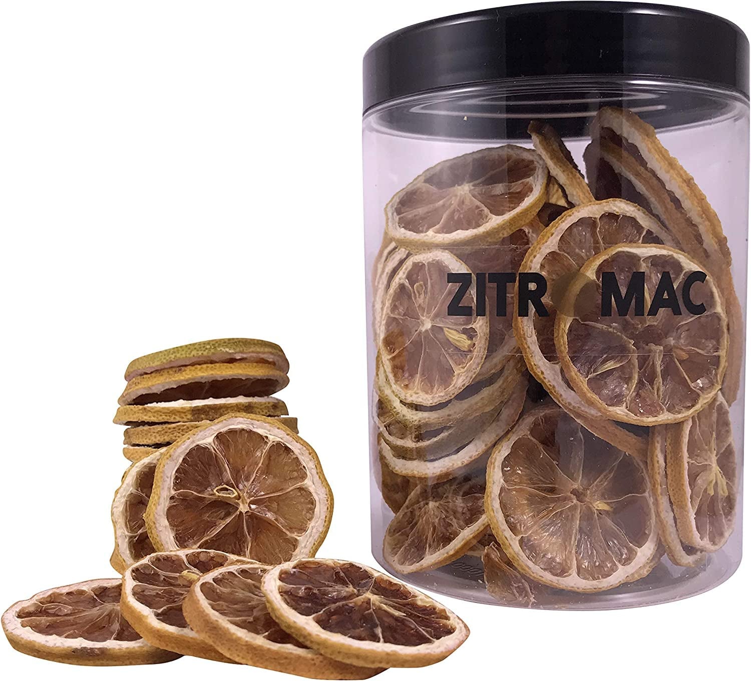 45 g tørrede citronskiver, tørrede frugtskiver til cocktails, tørrede citroner til julepynt, gløgg, te, bagning|100 % naturlige tørrede citroner Dehydrerede produkter Naty Shop 90G