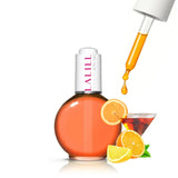 LALILL Nail Cuticle Oil 75Ml - Himbeere Nagelpflegeöl - Nagelöl Pflege Für Nägel Nagelhaut - SPA Maniküre Naildesign Hände - Vegansk - With Pipette