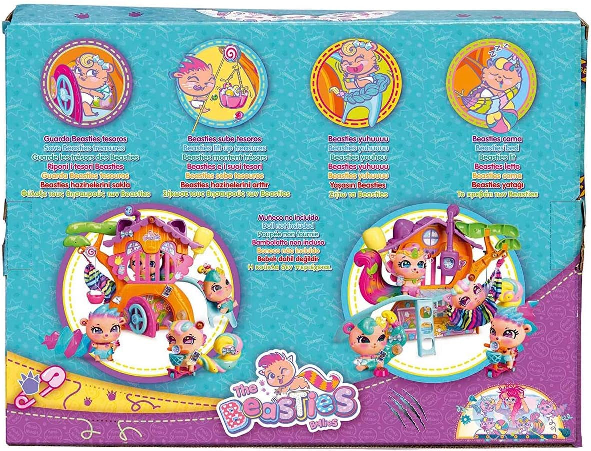 The Bellies from Bellyville - Beetree House, Beasties House Bellies Friends, Dukketilbehør, Gaver (Famosa 700015795) Naty Shop Dukkehuse