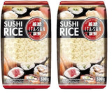ITA-SAN Sushi-ris, rundkornet, topkvalitet, 100 % ren variant, hurtig og nem tilberedning, vegansk, halal, glutenfri (1 x 500 g)