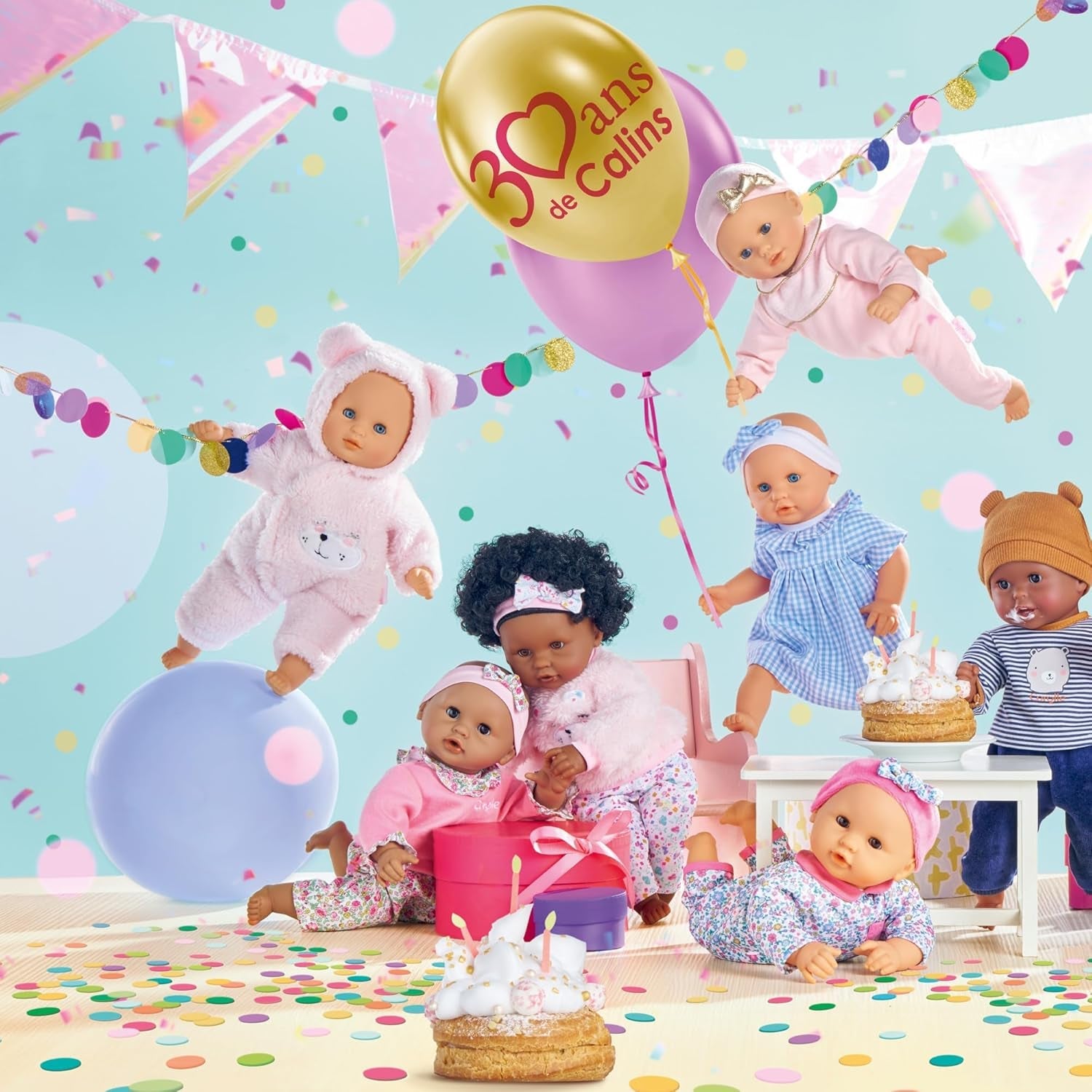 Corolle 9000100270 - Man Premier Poupon Calin Manon fransk dukke med talisman og vaniljeduft