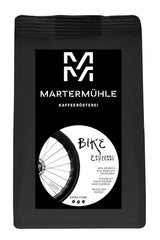 Espressobønner Martermühle Bike 500g Stærk | Arabica/Robusta | Smag: Macadamianødder, mælkechokolade | Let ristede hele espressobønner, lav syre