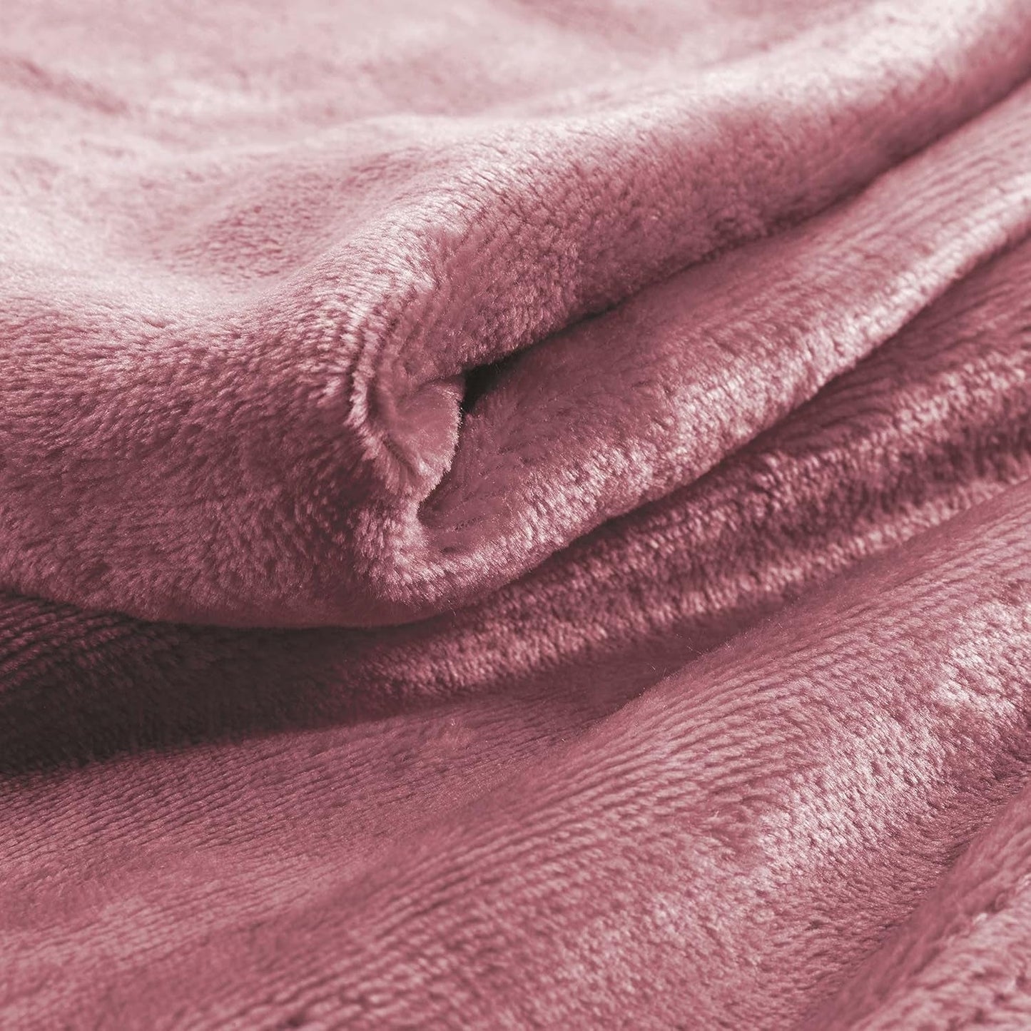 Douceur D'Intérieur, Flanelletæppe, 125 X 150 Cm, Pink, Flanelledyner og dyner Naty Shop