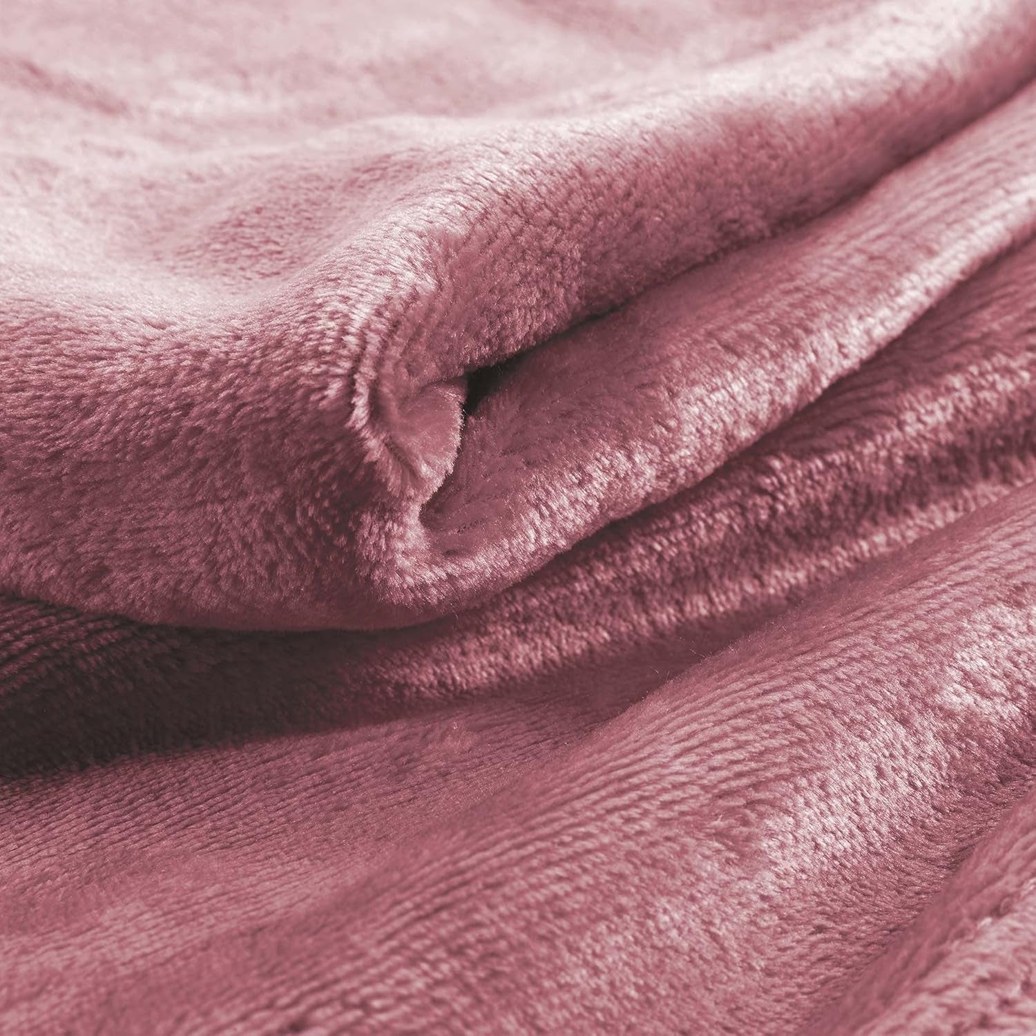 Douceur D'Intérieur, Flanelletæppe, 125 X 150 Cm, Pink, Flanelledyner og dyner Naty Shop