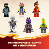 LEGO NINJAGO Tournament Arena Eventyrlegetøj til børn Ninja-legesæt med 6 minifigurer Samling Byggesæt Fødselsdagsgave til 7-årige drenge og piger 71818 Byggesæt Besuche den LEGO-Store