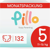 Bleer Pillo 3 - Æske med 168 bleer, 6 pakker med 28 bleer hver, str. 3 - Midi (6-10 kg) - Bleer til babyer