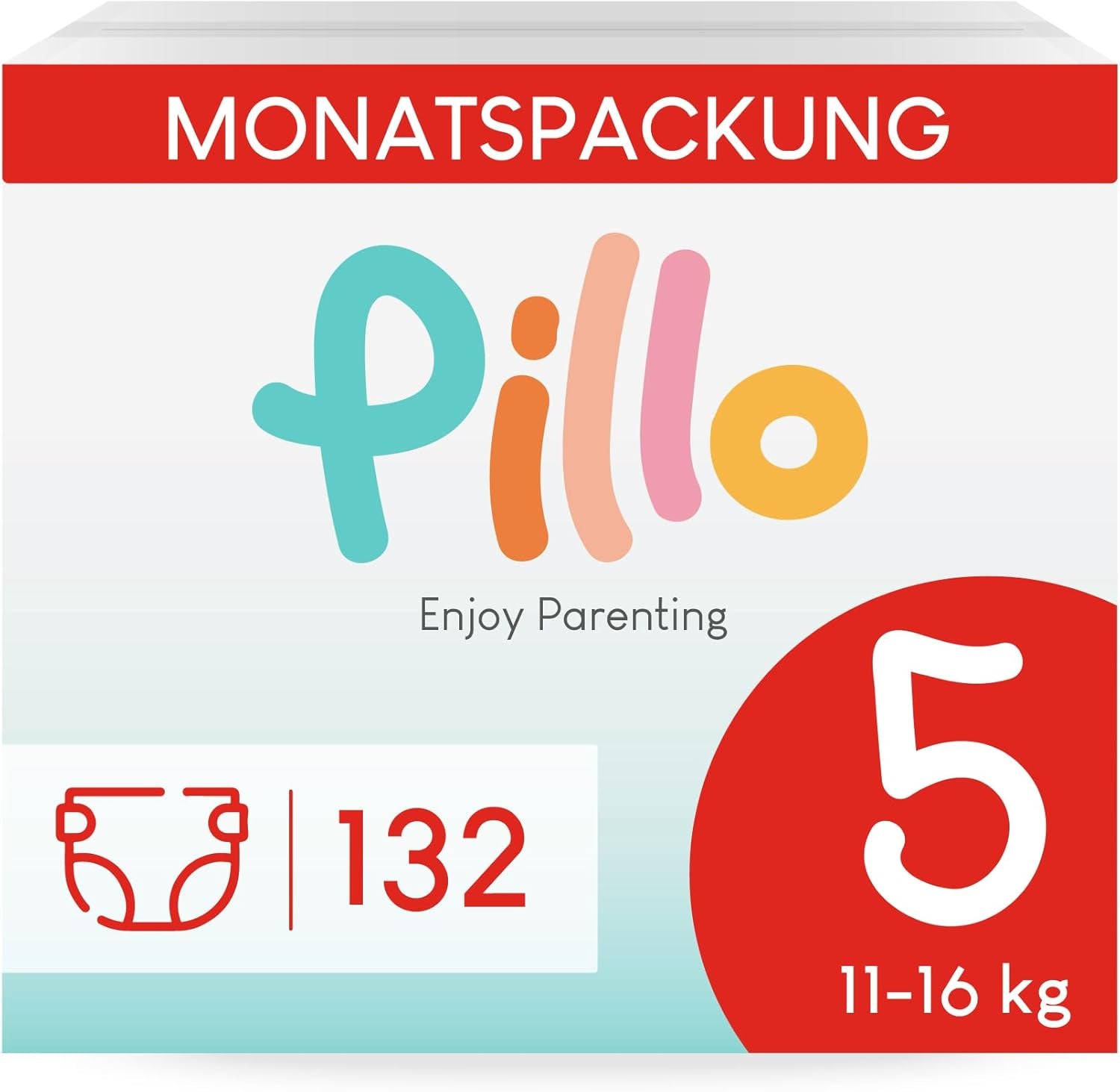 Bleer Pillo 3 - Æske med 168 bleer, 6 pakker med 28 bleer hver, str. 3 - Midi (6-10 kg) - Bleer til babyer