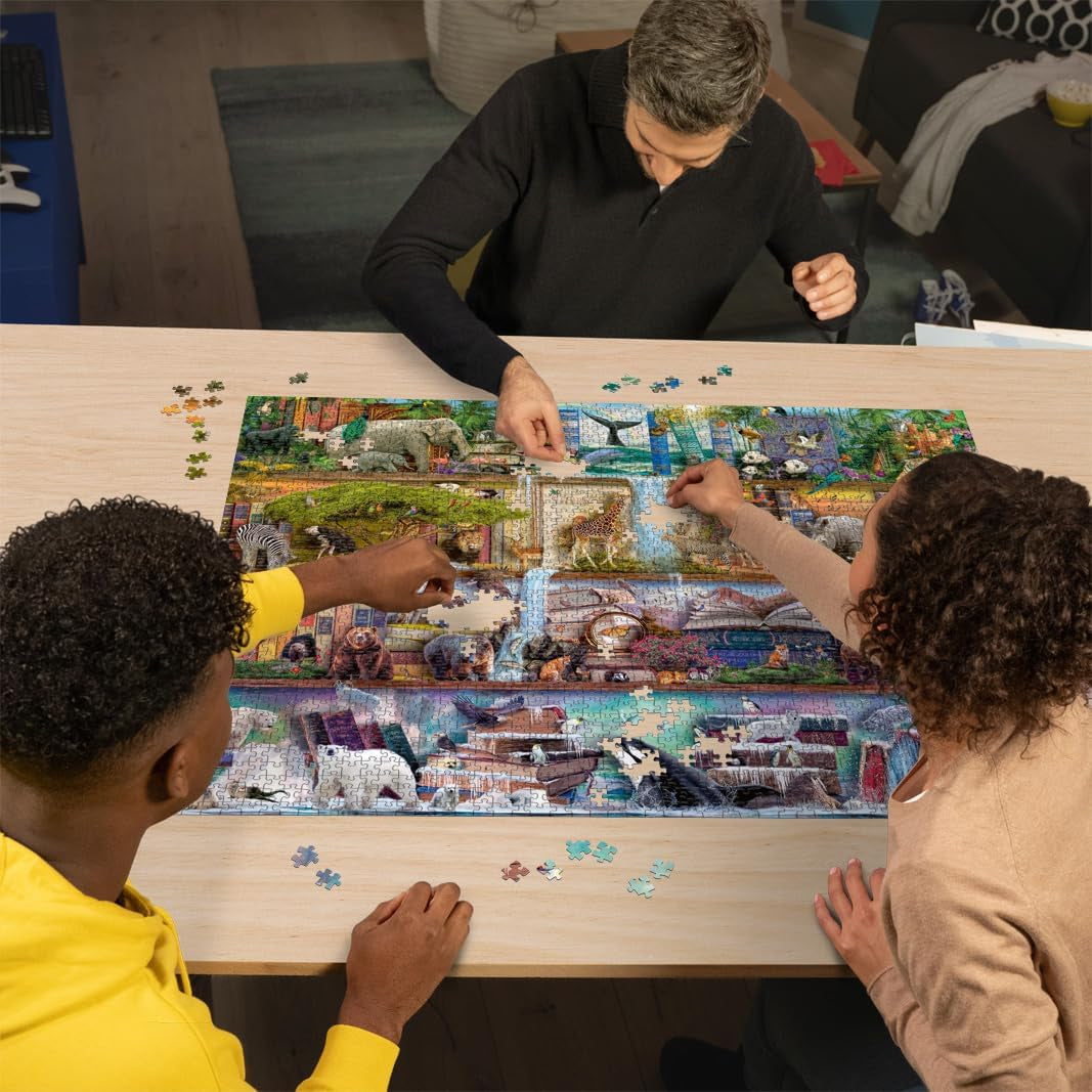 Ravensburger Puzzle 16652 - World of Large Animals - 2000 brikker puslespil til voksne og børn i alderen 14+, designet af Aimee Stewart Puzzle Naty Shop