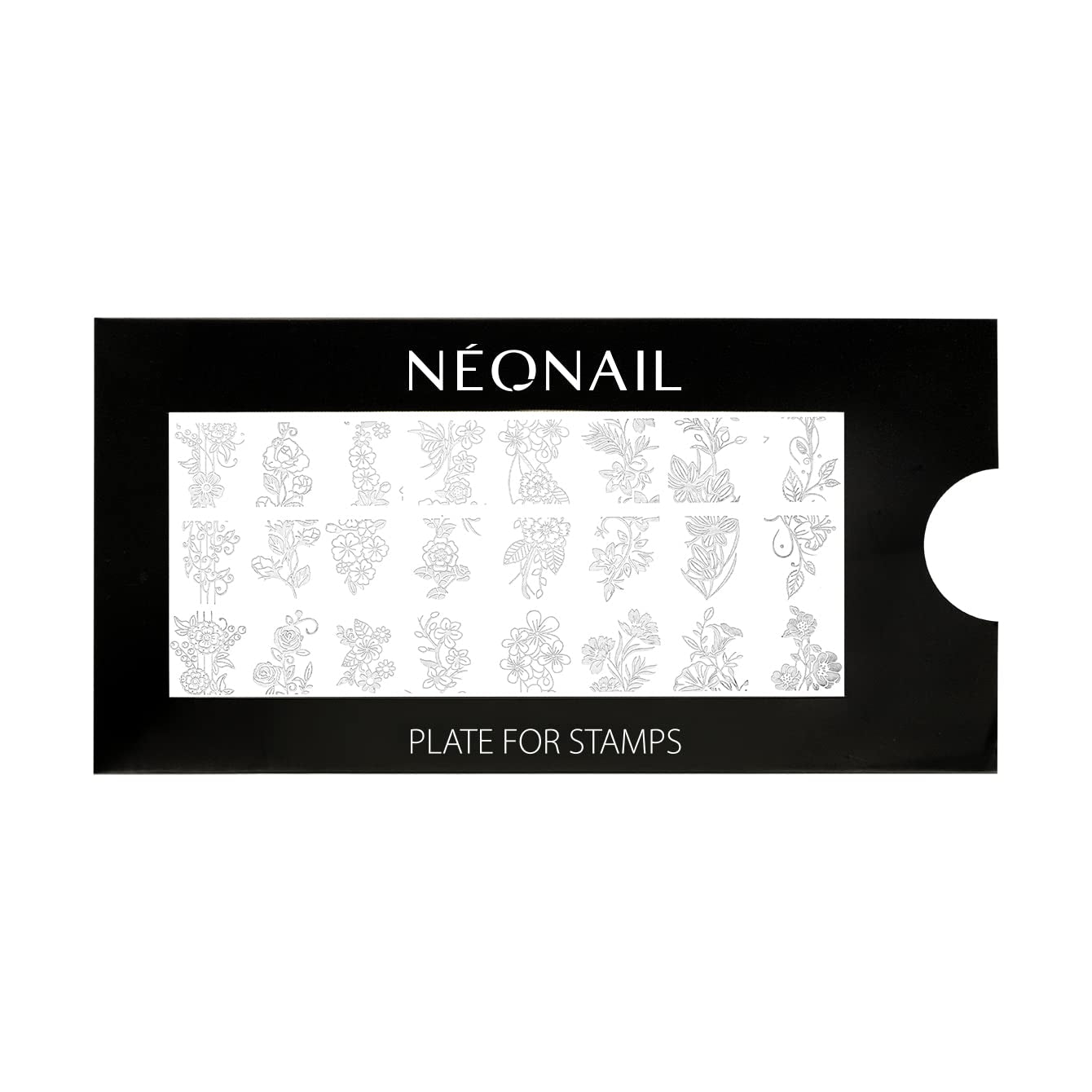 NÉONAIL Nagel Stempel Mit Schaber - Nägel Selber Machen - Nail Art Stempel - Nageldesign Für Nagel Schablone - French Nails Stempel - Silikon Nagelstempel