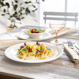 vivo - Villeroy & Boch Group – Essential White Dinner Set 18 tlg. Weiß, Spülmaschinenfest, Mikrowellensicher, Geschirr Set for 6 Personen, Müslischalen, Speiseteller, Dessertteller, Premium Porzellan