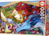 Educa - Puslespil med 1000 brikker for voksne | Sant Jordi, Lily Brick. Mål: 68 X 48 cm. Inkluderer Fixpuzzle puslespil lim. I 14 år (19926) Puzzle Naty Shop