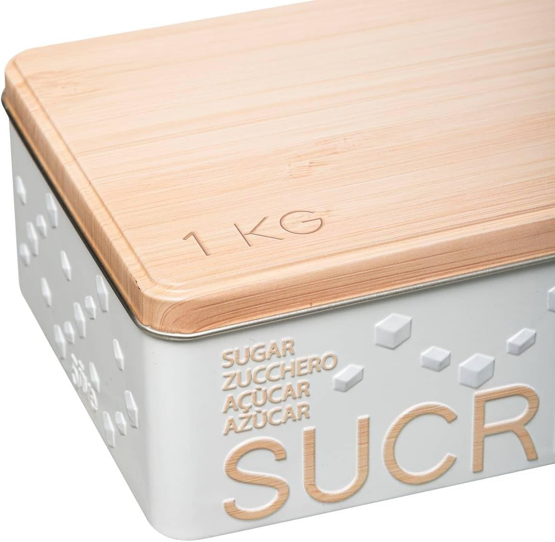 "scandinave nature" hvid kube-type metal askebæger - 5 fem simpelthen smart
