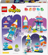 LEGO DUPLO 3-i-1 rumfærge Masser af Adventure Space Sæt Raket Legetøj til Børn Byggevidenskab Legetøj Tidlig udvikling Motoriske færdigheder Gave til 3-årige 10422 Byggesæt Beuche den LEGO-Store