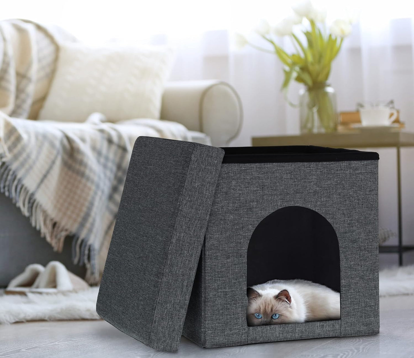 Tæpper og møbler, kæledyr, huler og huse, katte, kattesenge, katte - senge, madrasser