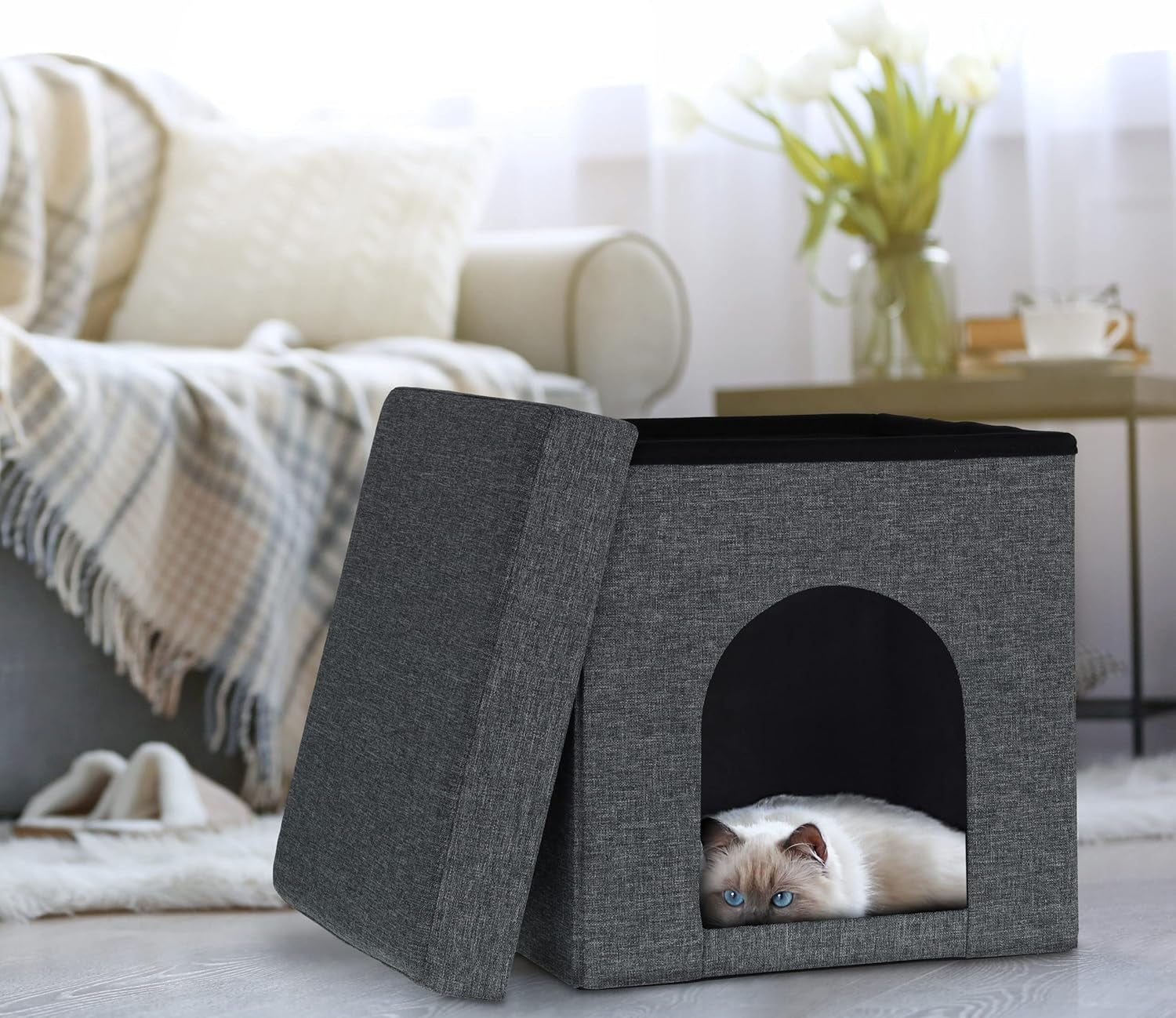 Tæpper og møbler, kæledyr, huler og huse, katte, kattesenge, katte - senge, madrasser