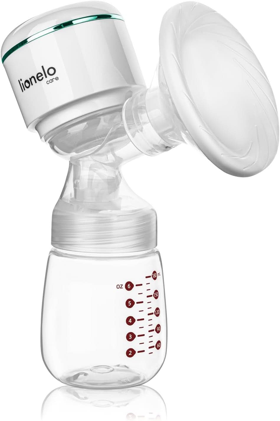 LIONELO Elektrisk modermælkspumpe LIONELO Fidi plus 180 ml, energibesparende bærbar pumpe, 9 niveauer af massage, driftstid 150 min. Tilbehør Mad og amning Bebe Naty Shop
