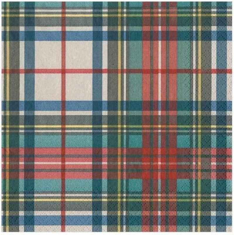 Kjole Stewart Tartan Cocktail Papirservietter 20 pr. pakke