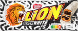 LION Black & White chokoladebar, en snack med en intens smag, sprød chokolade og sprøde chips, browniefyld, en unik læskende oplevelse, 1 pakke (5 x 30g)