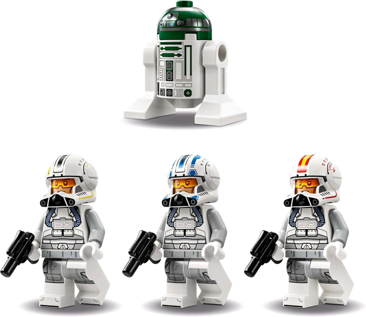 LEGO Star Wars 75402 ARC-170 Starfighter-legetøj med 4 minifigurer inklusive klonpilot og droid R4-P44, samlerobjekt, gave til Revenge of the Sith-fans og drenge og piger i alderen 9+ Byggesæt Beuche den LEGO-Store