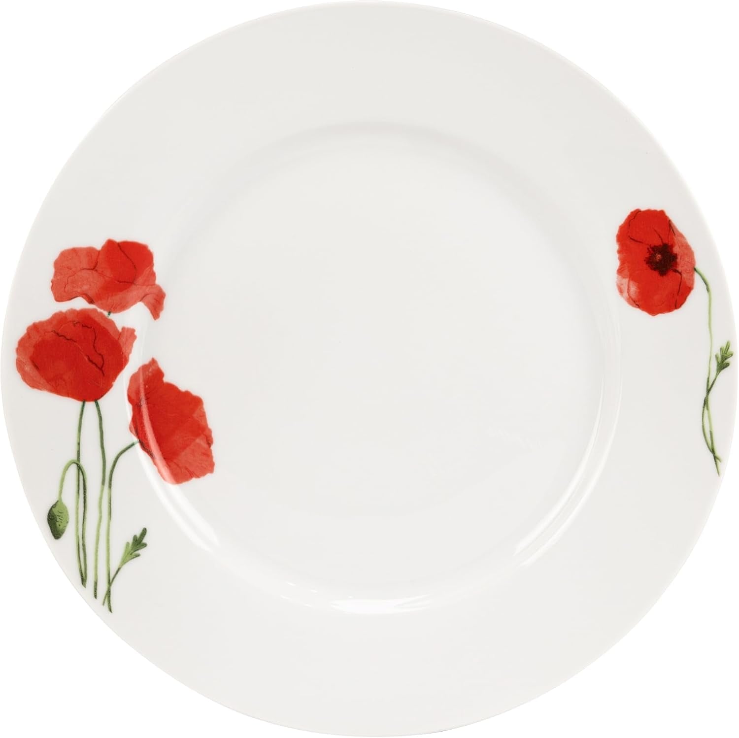 Spisesæt til 6 - 18 stykker - Porcelænsstel - Hvidt Spisesæt - Skåle- og tallerkensæt - Moderne service - Tallerkener - Bordservice - Porcelænssæt til 6