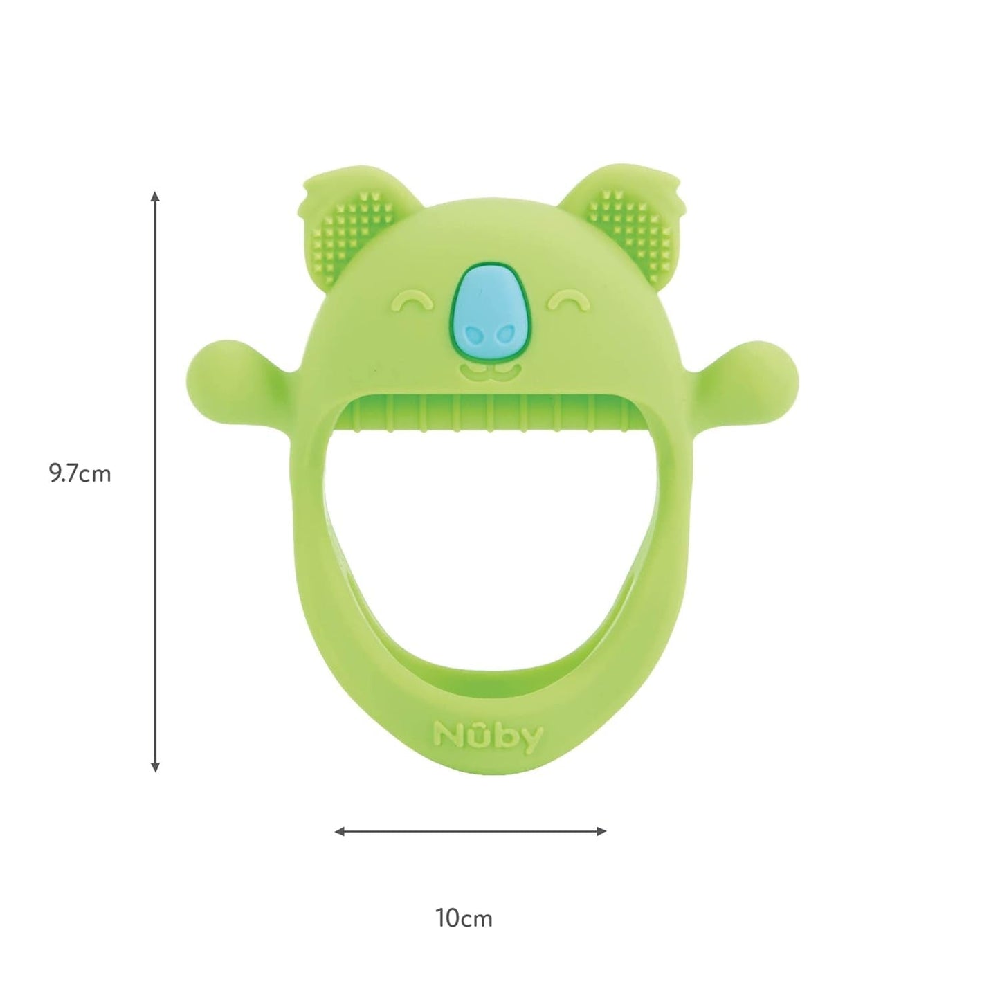 Nuby tandhandsker - Silikone | Koala børnelegetøj | Sanselegetøj | 3+ måneder
