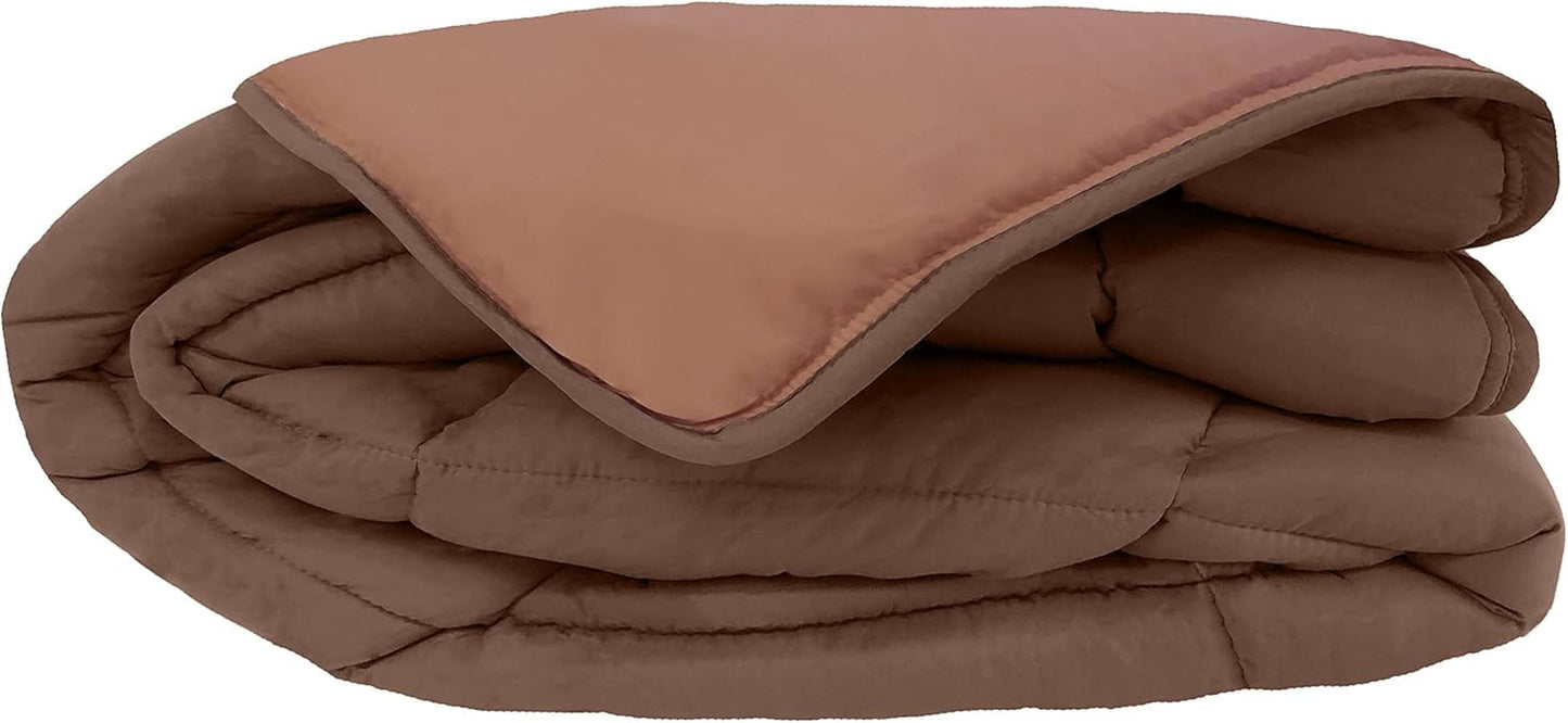 Calgary Dynebetræk Polyester Chokolade/Mokka, Polyester, Chokolade/Mokka, 240X220X1 Cm Dyner og dyner Naty Shop 240X220X1 Cm