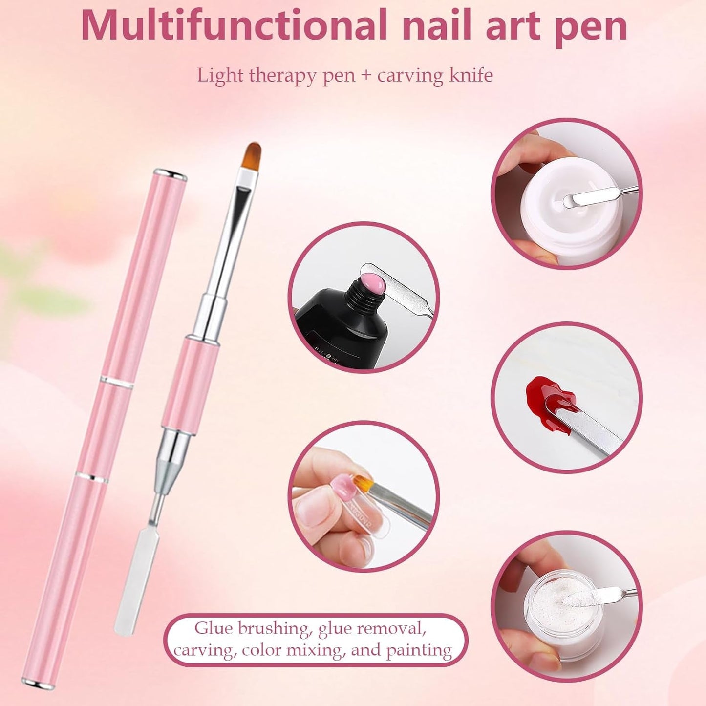 288 Dual Nail Forms Sæt, Dual Shape Nail Art Sæt, 12 Nail Extension Forms, Gel Nail Forms, Velegnet til begyndere og manicure