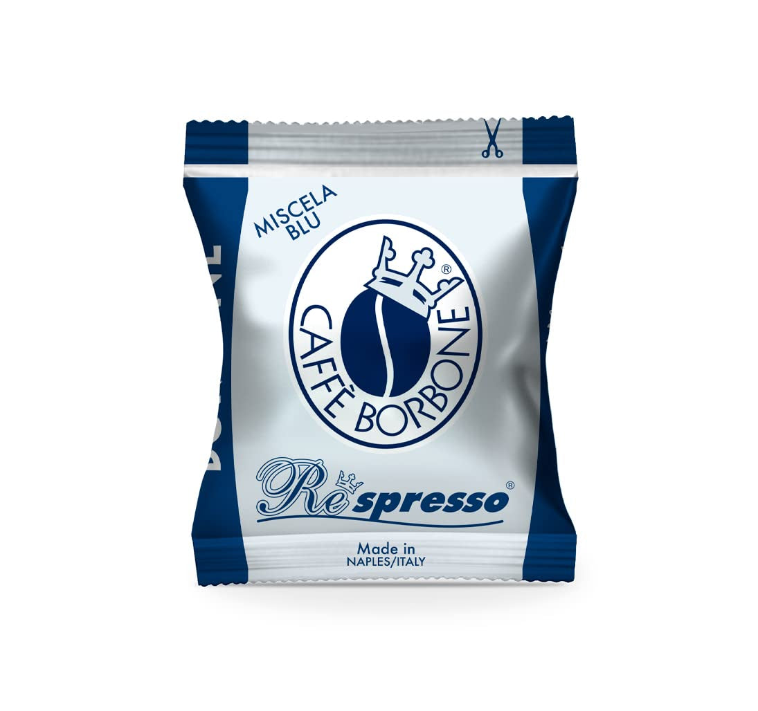 Caffè Borbone Respresso, Blå Kaffeemischung - 100 kapsler - Kompatibel med Nespresso®* Haushalts-Espressomaschinen