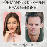 Hårkur med basilikumekstrakt fra Nordic Pure | Til pleje af tyndt, tørt og skrøbeligt hår | Kan forhindre hårtab 100ml Naty Shop hårpleje