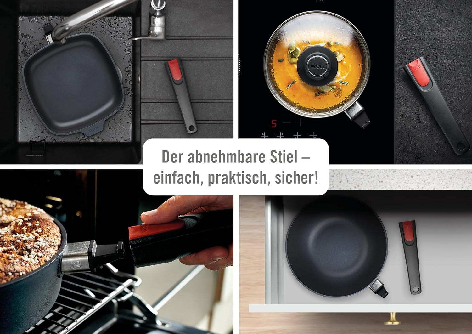 Woll Diamond Lite High-Rim Pan - induktionsgryder og pander Naty Shop