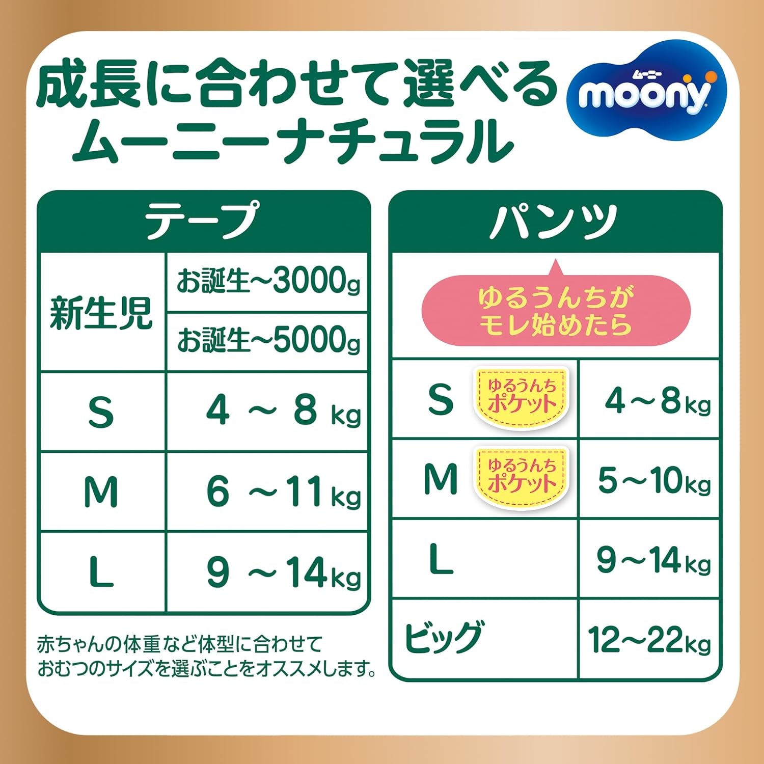 Japanske bleer Natural M (6-11 kg) // Japanske bleer Natural M (6-11 kg)
