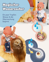 Baby Born Emma Jungle Style Doll - 43 cm - 10 funktioner inklusive tilbehør og bodysuit i unisex farver - Fungerer uden batterier - Velegnet til børn fra 3 år og derover