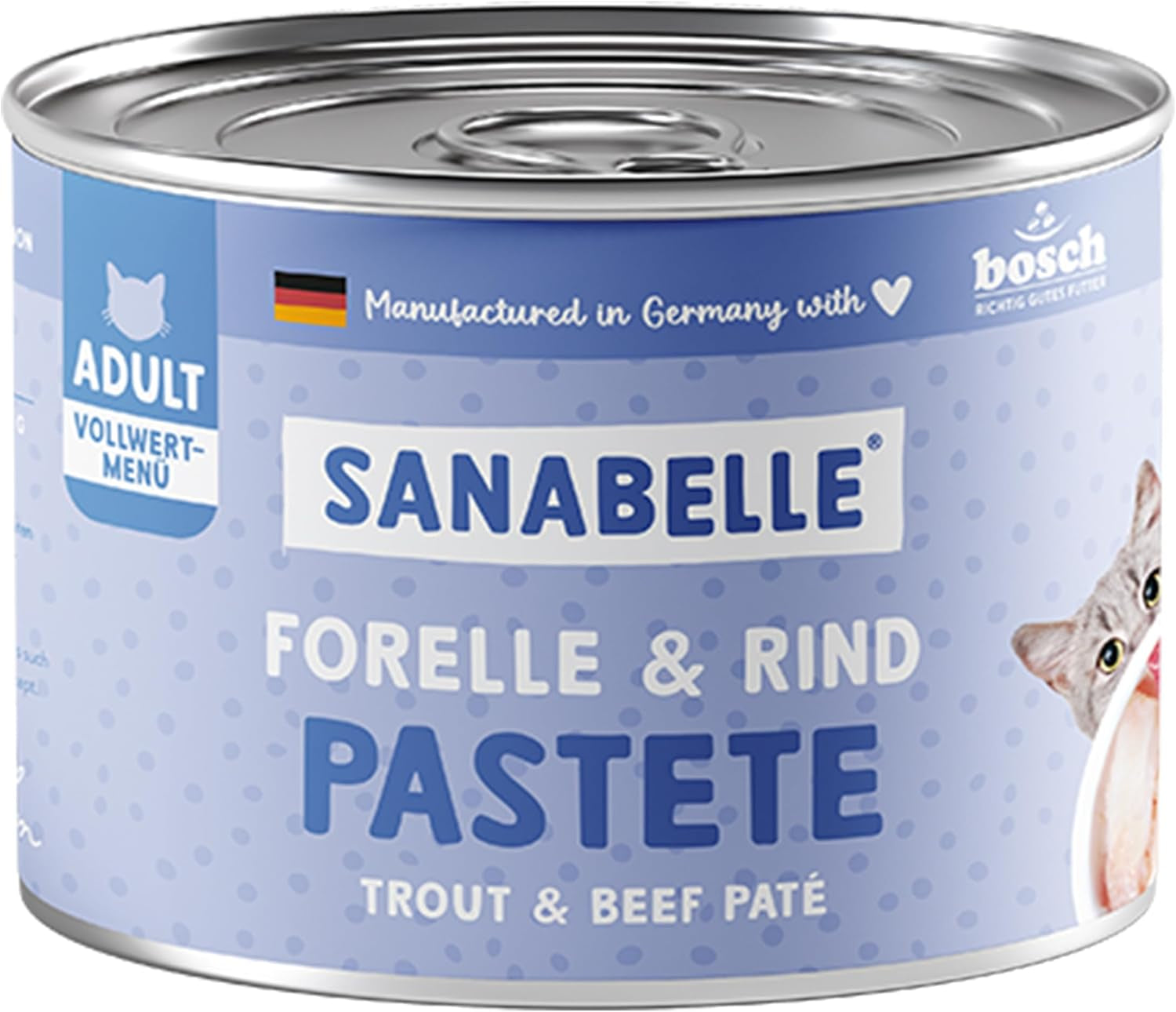 Sanabelle ørred og oksekød vådfoder belønninger | 6 x 195g | 1,17 kg