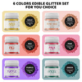Spiselig glitter, 3 gram Naty Shop