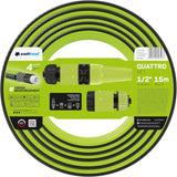 Cellfast QUATTRO Haveslange Holdbar Letvægts 4-lags UV-resistent trådslange Krydsfletning 20 Bar 3/4" 15m 10-074