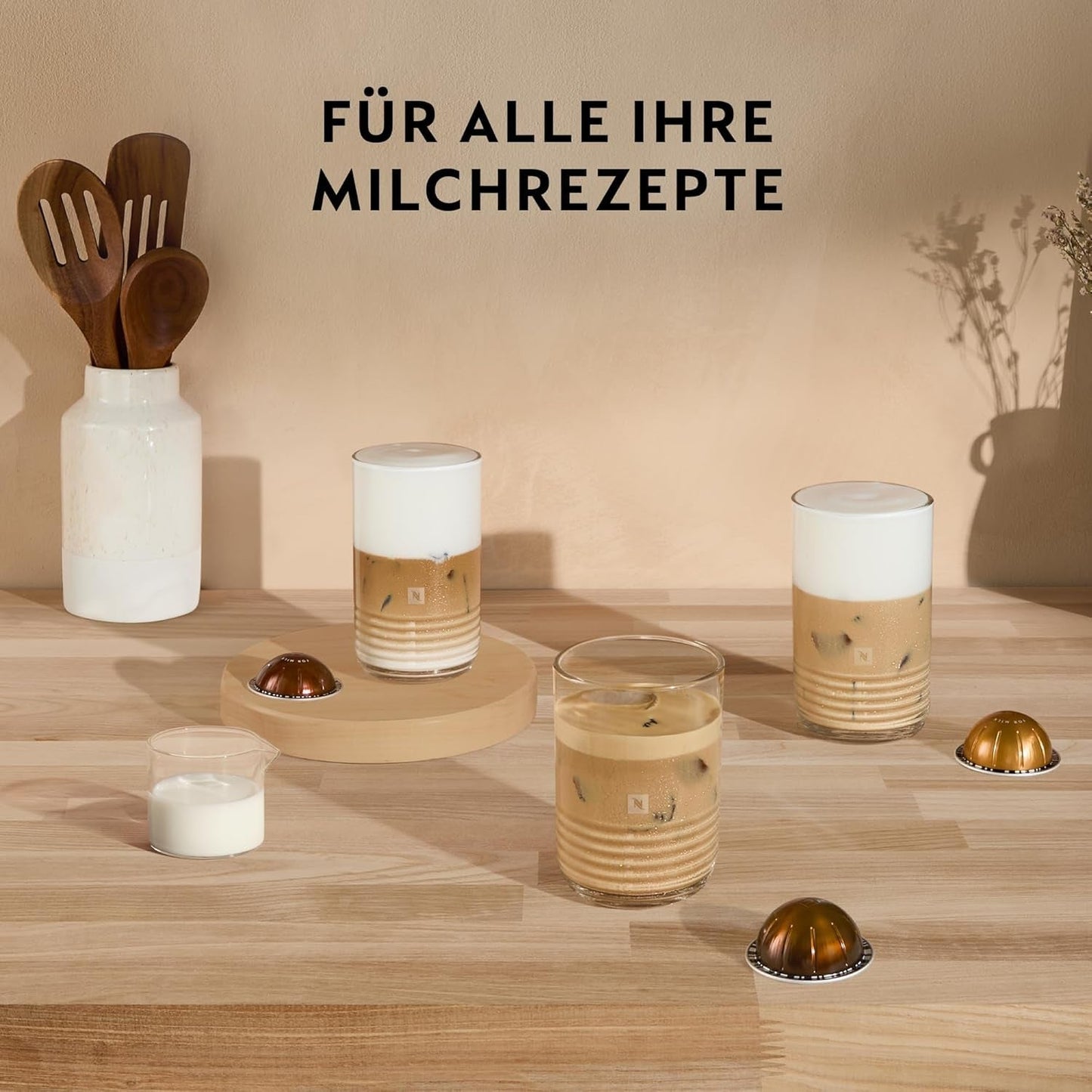 Espressomaskine med Nespresso Krups Vertuo Pop-kapsler, kapacitet: 560 ml, automatisk kapselgenkendelse, one-touch system, 4 kopstørrelser, forkortet opvarmningstid, bæredygtig, Aqua Mint, XN9204