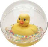 Fisher-Price WaterMates Ducky Ball, Funny Duck in Confetti Ball, Babylegetøj, Legebold, Badelegetøj, Fra 3 måneder, 75676 Babylegetøj Naty Shop