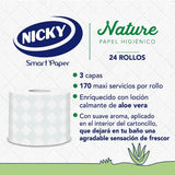 Natur toiletpapir, 12 ruller, 3 lag