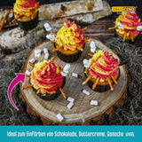 DECOCINO Gul fedtopløselig farvepasta - 15 g - Oliebaseret madfarve, ideel til farvning af chokolade, smørcreme, fondant eller småkagedej