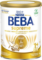 BEBA SUPREME JUNIOR 1 Plus - Drik til børn fra 1 år, med kompleks 6 HMO, laktosefri, palmeoliefri, fiskeoliefri, mad til små børn, babymælkpulver, pakke med 6 (6 x 800g)