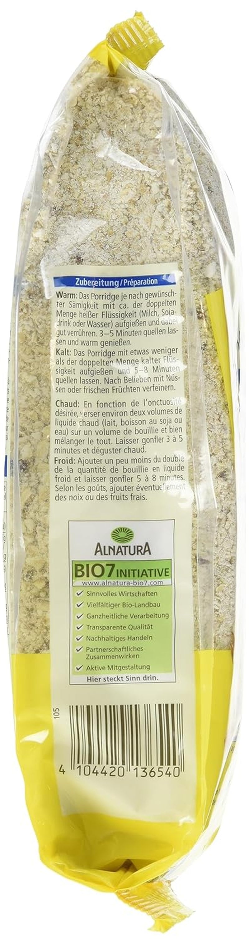 Økologisk havregryn og spelt grød bund, 500g (pakke med 3)