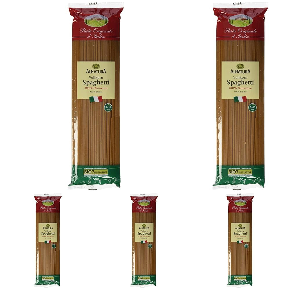 Økologisk fuldkornsspaghetti, 500 g