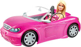 Barbie Doll og Pink Glitter Cabriolet Realistisk dæklogo 3 år gammelt legetøj DJR55 Naty Shop Barbie-dukker
