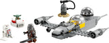 LEGO Star Wars 75410 Mandos og Grogus N-1 Starfighter legetøj med Mandalorian, Grogu og R5-D4 minifigurer, inklusive byggebar søjle, rumskibsstartsæt til drenge og piger fra 4 år Byggesæt Beuche den LEGO-Store
